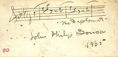 Lot 659 - SOUSA JOHN PHILIP: (1854-1932)