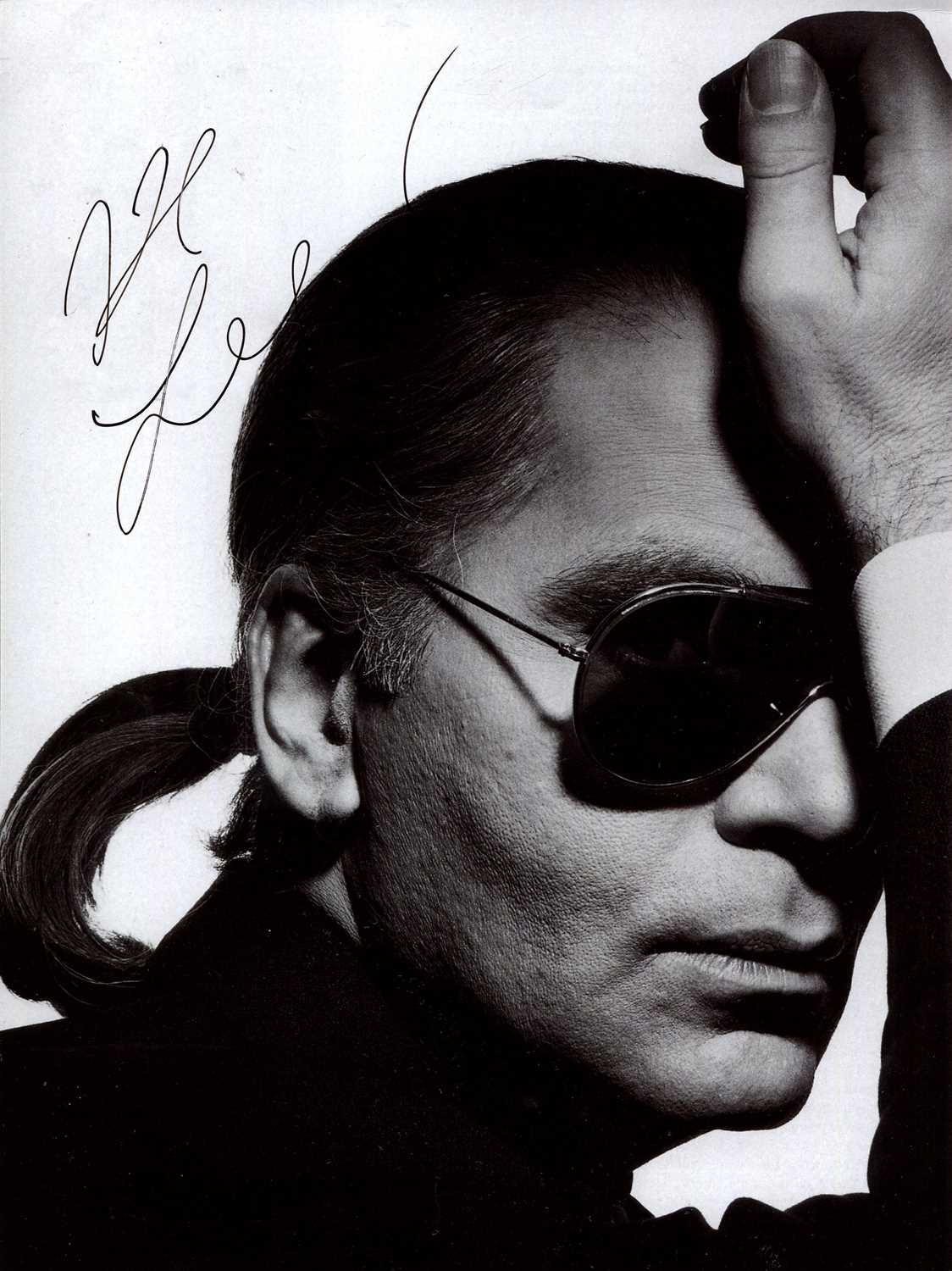 Lot 1001 - LAGERFELD KARL: (1933-2019)