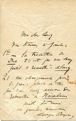 Lot 621 - BIZET GEORGES: (1838-1875)