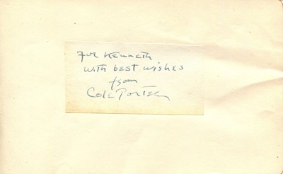 Lot 529 - PORTER COLE: (1891-1964)
