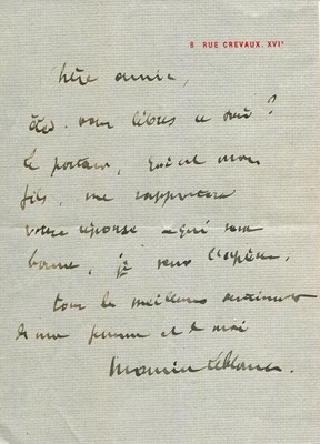 Lot 859 - LEBLANC MAURICE: (1864-1941)