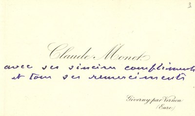Lot 1061 - MONET CLAUDE: (1840-1926)