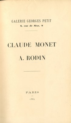 Lot 1061 - MONET CLAUDE: (1840-1926)