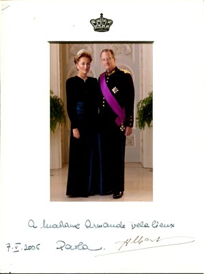 Lot 1107 - ALBERT II: (1934- ) & PAOLA (1937- )