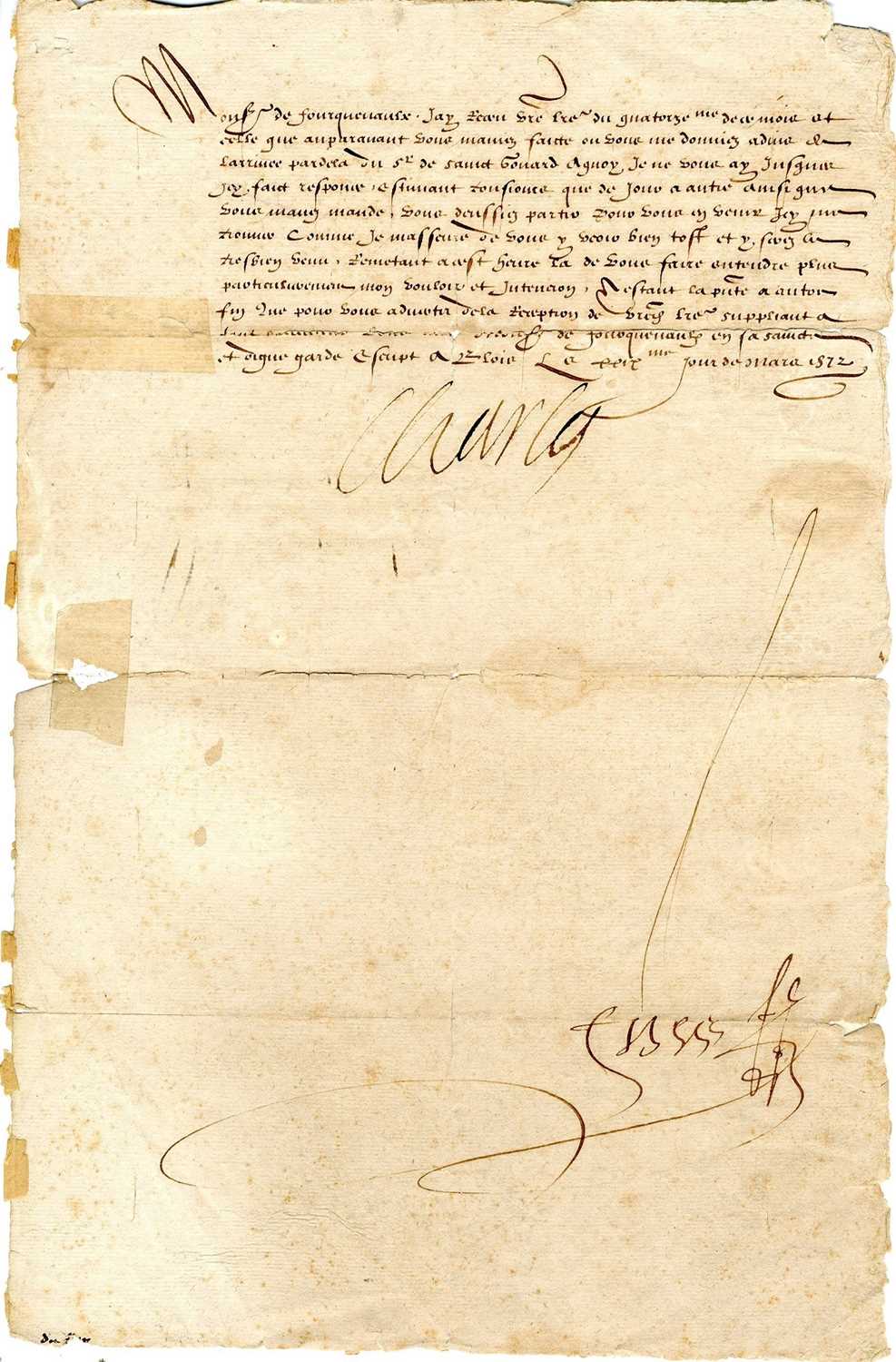 Lot 1554 - CHARLES IX: (1550-1574)