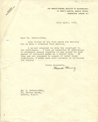 Lot 949 - FLEMING ALEXANDER: (1881-1955)