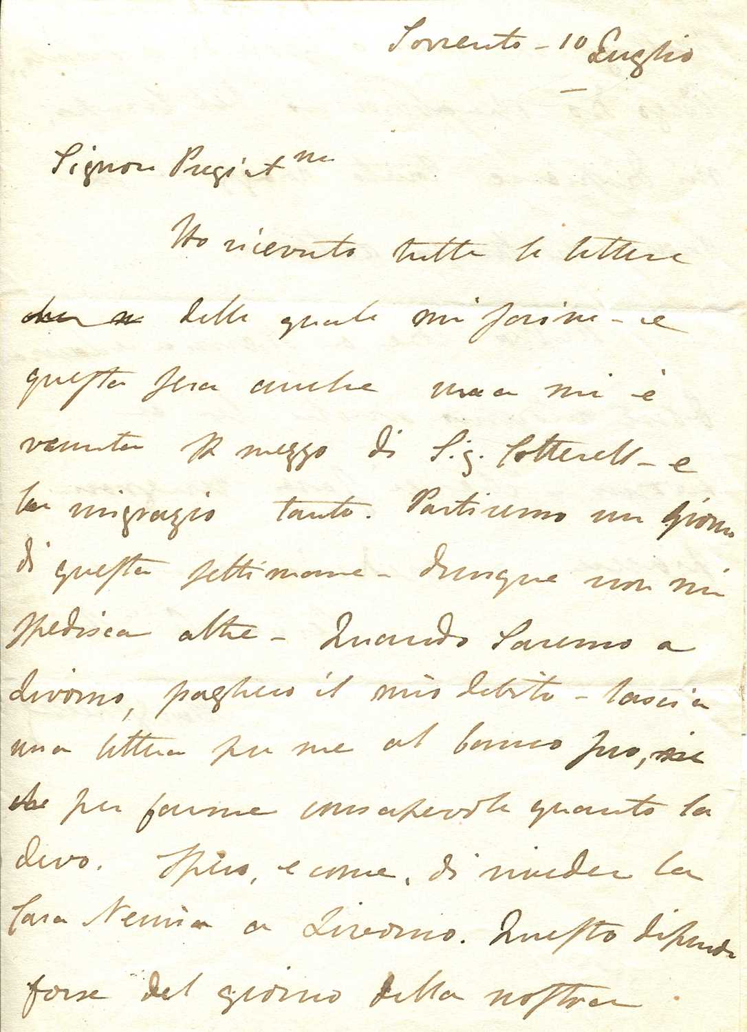 Lot 881 - SHELLEY MARY: (1797-1851)