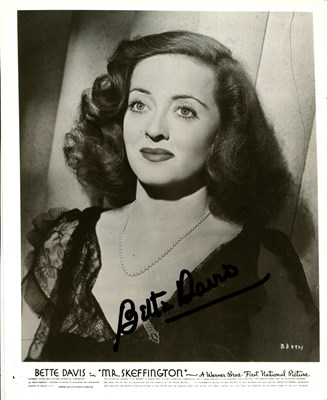 Lot 325 - DAVIS BETTE: (1908-1989)