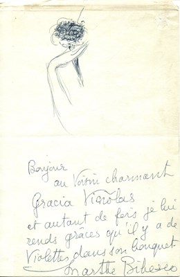 Lot 878 - BIBESCO MARTHE: (1886-1973)