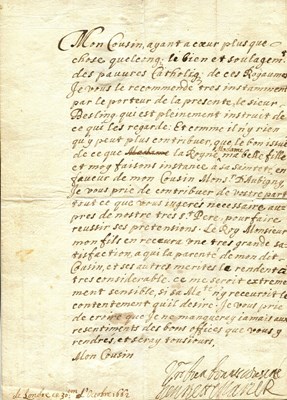 Lot 1131 - HENRIETTA MARIA: (1609-1669)