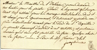 Lot 1102 - DE BEAUHARNAIS JOSEPHINE: (1763-1814)