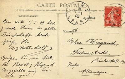 Lot 585 - ROTHSCHILD ALBERT SALOMON ANSELM VON: (1844-1911)