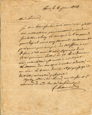 Lot 1083 - ANTOMMARCHI FRANÇOIS CARLO: (1780-1838)