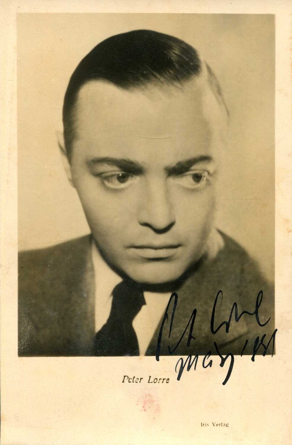 Lot 152 - LORRE PETER: (1904-1964)