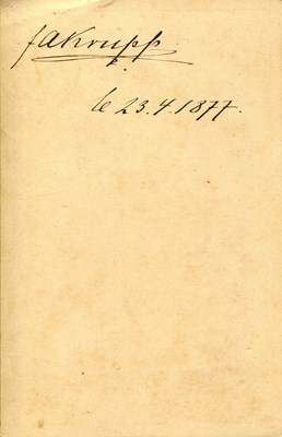 Lot 587 - KRUPP FRIEDRICH ALFRED: (1854-1902)