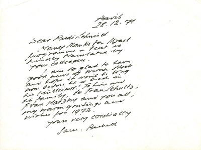 Lot 894 - BECKETT SAMUEL: (1906-1989)
