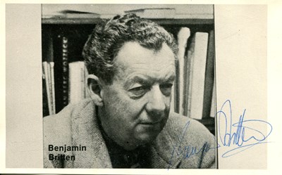Lot 204 - BRITTEN BENJAMIN: (1913-1976)