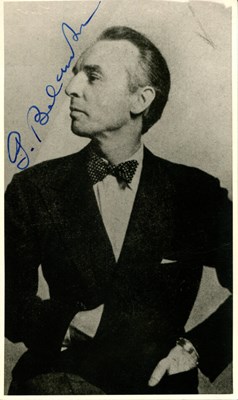 Lot 249 - BALANCHINE GEORGE: (1904-1983)