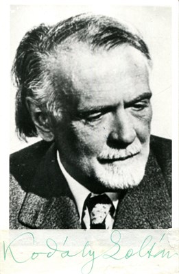 Lot 198 - KODALY ZOLTAN: (1882-1967)