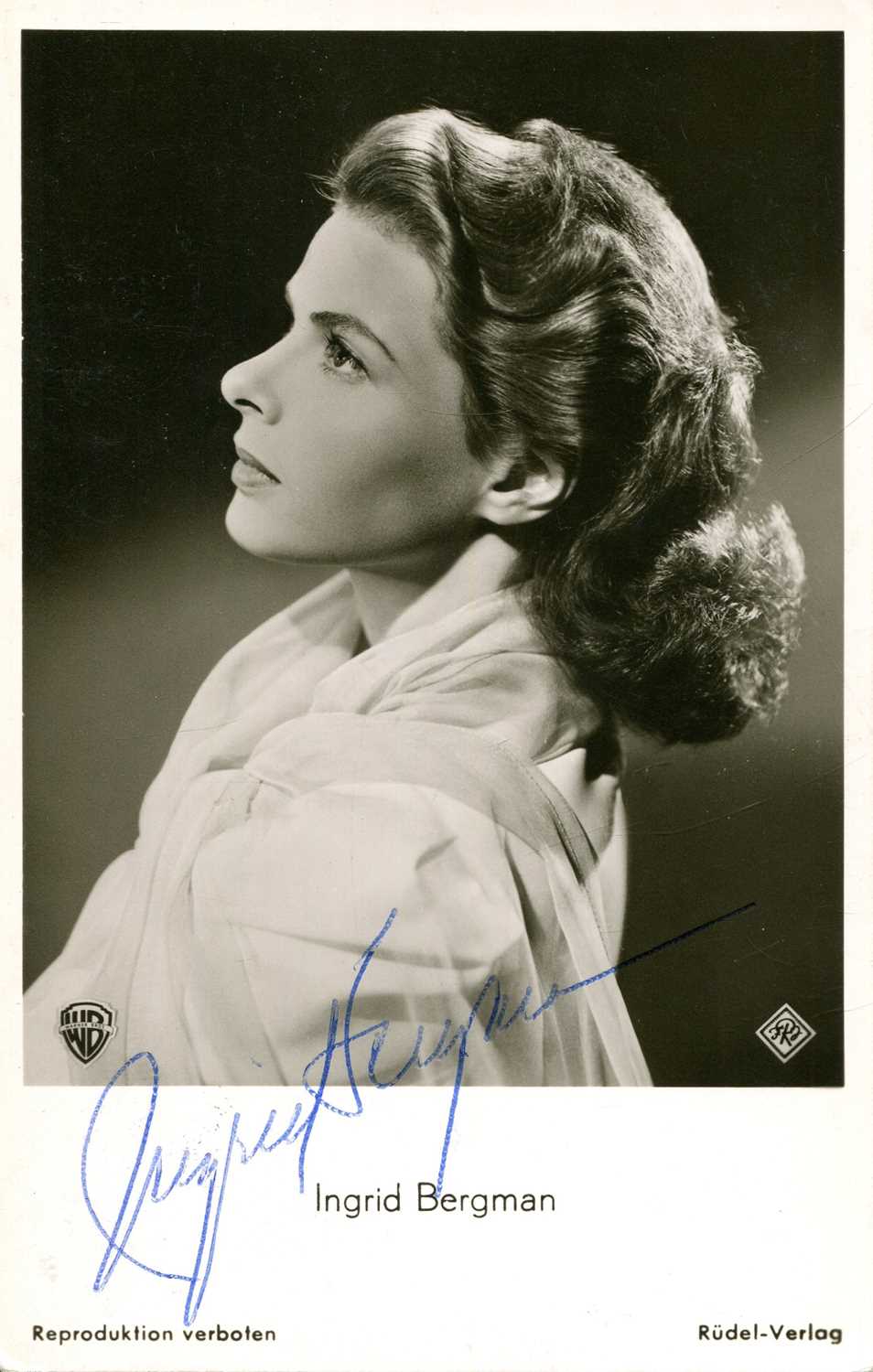 Lot 25 - BERGMAN INGRID: (1915-1982)