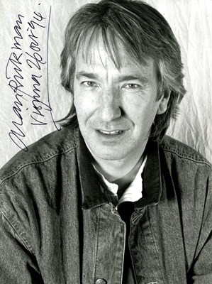 Lot 111 - RICKMAN ALAN: (1946-2016)