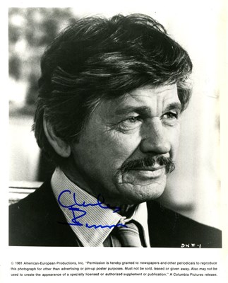 Lot 82 - BRONSON CHARLES: (1921-2003)