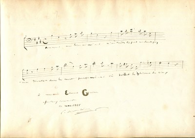 Lot 627 - SAINT-SAENS CAMILLE: (1835-1921)