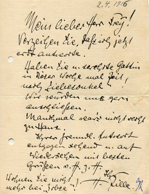 Lot 825 - ZILLE HEINRICH: (1858-1929)