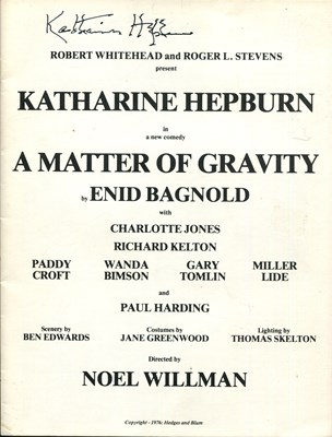 Lot 322 - HEPBURN KATHARINE: (1907-2003)