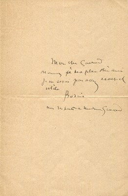 Lot 814 - RODIN AUGUSTE: (1840-1917)