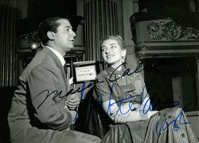 Lot 238 - CALLAS MARIA & DI STEFANO GIUSEPPE