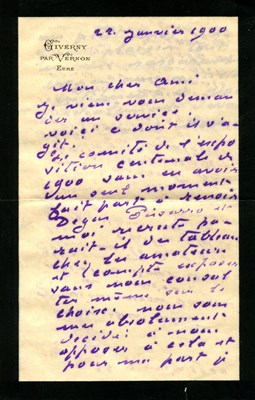 Lot 719 - MONET CLAUDE: (1840-1926)