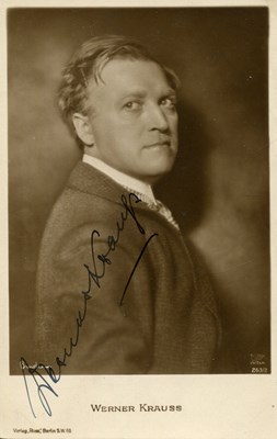Lot 488 - KRAUSS WERNER: (1884-1959)