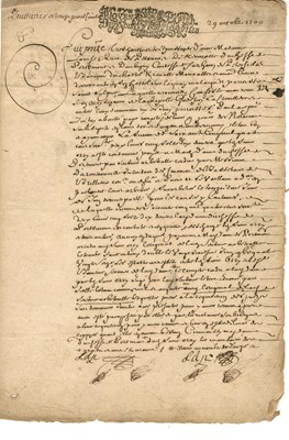 Lot 574 - DE KÉROUAILLE LOUISE: (1649-1734)