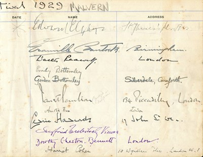 Lot 658 - ELGAR EDWARD: (1857-1934)