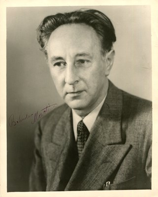Lot 650 - MARTINU BOHUSLAV: (1890-1959)