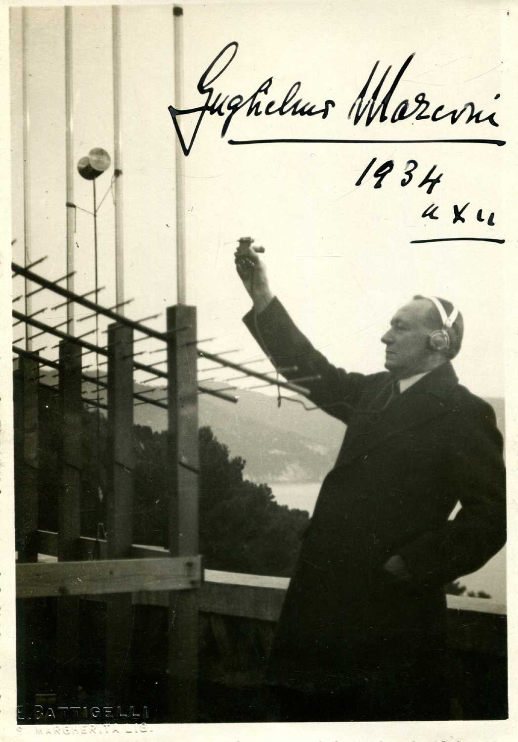 Lot 940 - MARCONI GUGLIELMO: (1874-1937)
