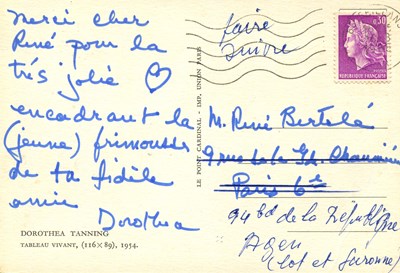Lot 794 - TANNING DOROTHEA: (1910-2012)