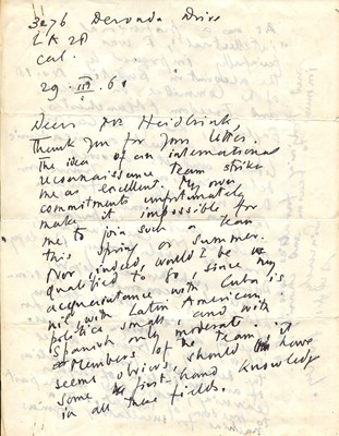 Lot 891 - HUXLEY ALDOUS: (1894-1963)