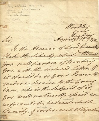 Lot 1195 - SIDMOUTH VISCOUNT: (1757-1844)