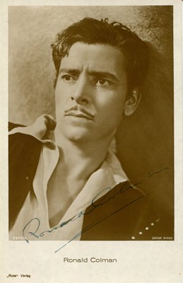 Lot 307 - COLMAN RONALD: (1891-1958)