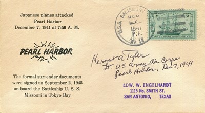 Lot 1027 - [PEARL HARBOR]: TYLER KERMIT: (1913-2010)