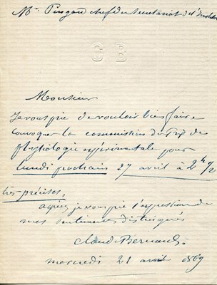Lot 955 - BERNARD CLAUDE: (1813-1878)