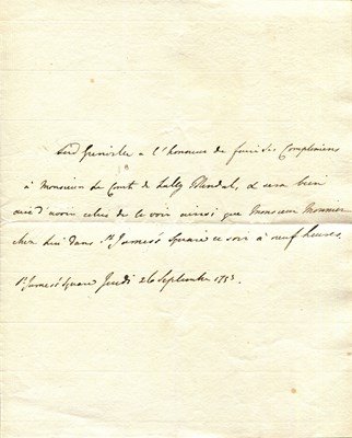 Lot 1196 - GRENVILLE WILLIAM: (1759-1834)
