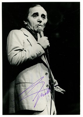 Lot 172 - AZNAVOUR CHARLES: (1924-2018)