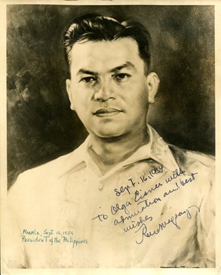Lot 1232 - MAGSAYSAY RAMON: (1907-1957)