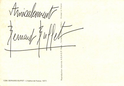 Lot 784 - BUFFET BERNARD: (1928-1999)