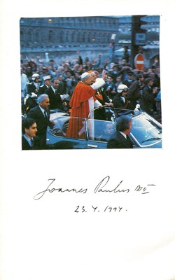 Lot 556 - JOHN PAUL II: (1920-2005)