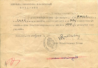 Lot 1030 - [WALLENBERG RAOUL]: (1912-1945)