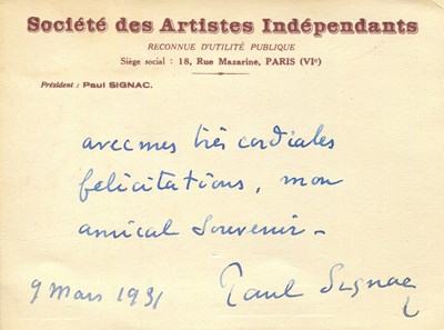 Lot 739 - SIGNAC PAUL: (1863-1935)